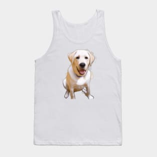 Cute Retrieverslabrador Drawing Tank Top